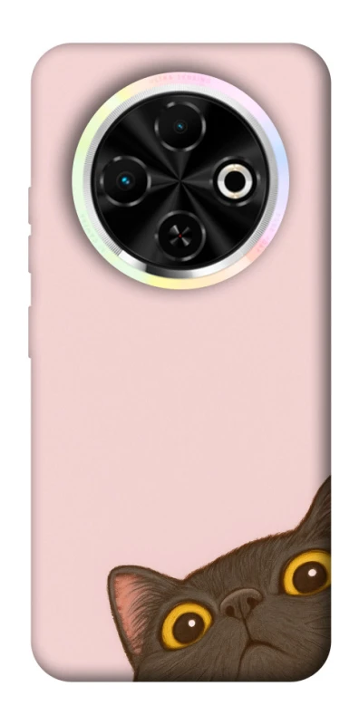 Чохол на TECNO Spark 30C Peeping cat фото 1 з 1