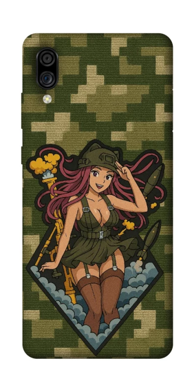 Чохол на ZTE Blade A5 (2020) Military Waifu фото 1 з 1