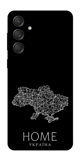 Чехол на Samsung Galaxy M55 Ukraine black map фото 1 из 1