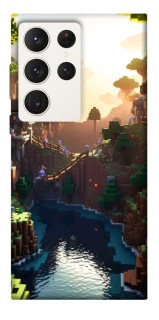 Чехол на Samsung Galaxy S23 Ultra Minecraft sunset фото 1 из 1