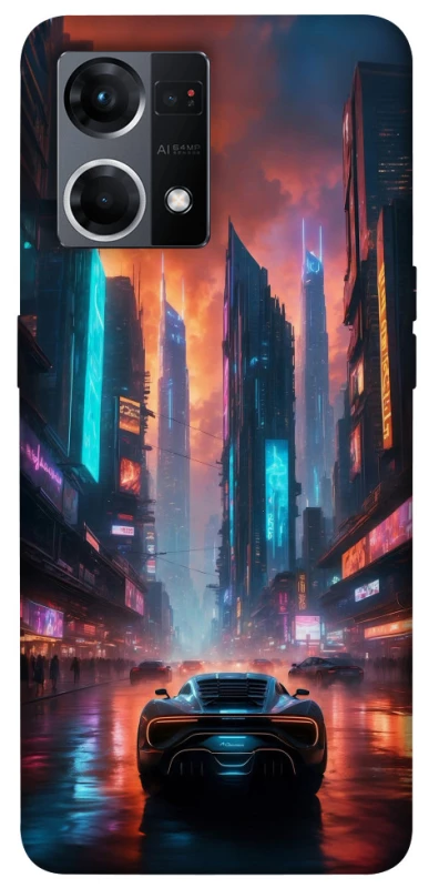 Чохол на Oppo Reno 7 4G Cyber city фото 1 з 1