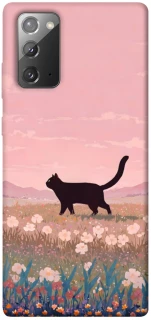 Чохол на Samsung Galaxy Note 20 cat on a field фото 1 з 1