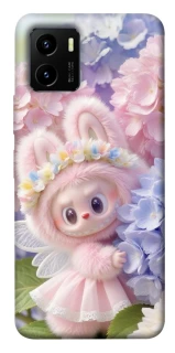 Чохол на Vivo Y15s Labubu & Flowers ver.1 фото 1 з 1