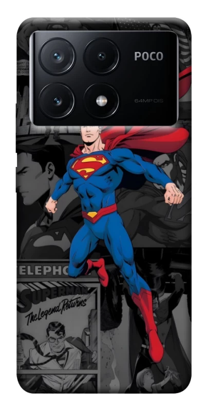 Чохол на Xiaomi Poco X6 superman comics фото 1 з 1