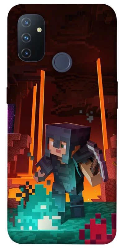 Чохол на OnePlus Nord N100 Minecraft game adventure фото 1 з 1
