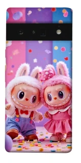Чехол на Google Pixel 6 Pro Labubu twins ver.3 фото 1 Чехол на Google Pixel 6 Pro Labubu twins ver.3 фото 1 из 1