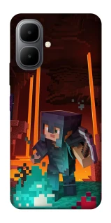 Чехол на Infinix Smart 10 Minecraft game adventure фото 1 из 1