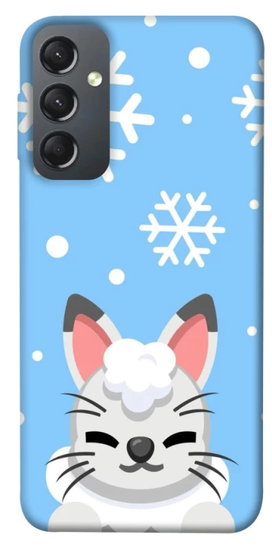 Чохол на Samsung Galaxy A24 4G Adopt Me Snow Kitty Smile фото 1 з 1