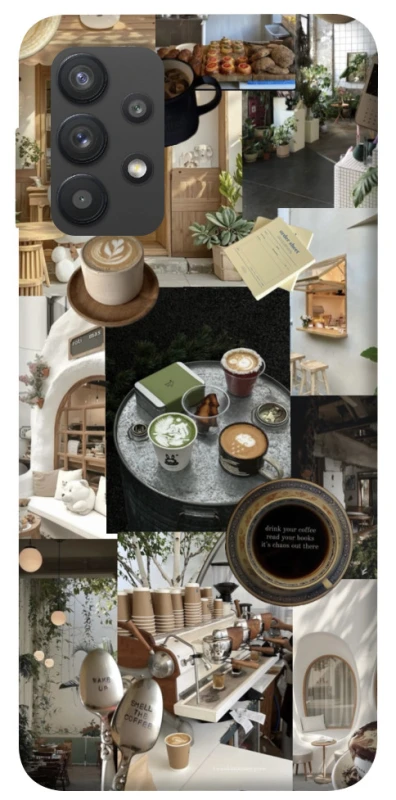 Чохол на Samsung Galaxy A32 (A325F) 4G Coffee collage ver.4 фото 1 з 1
