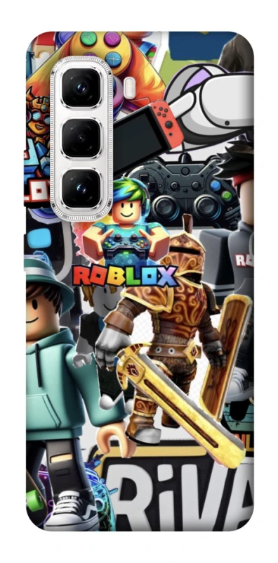 Чохол на Infinix Hot 50 Pro Roblox collage ver.1 фото 1 з 1