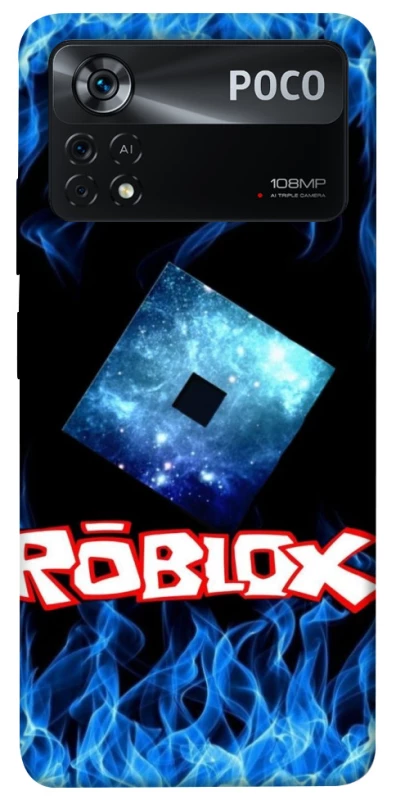 Чохол на Xiaomi Poco X4 Pro 5G Roblox Galaxy Flame Logo фото 1 з 1