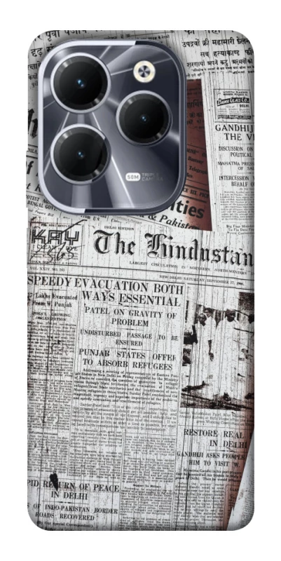 Чехол на Infinix Hot 40 Газеты фото 1 из 1