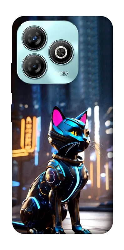 Чохол на ZTE Blade A75 4G Cyber cat фото 1 з 1