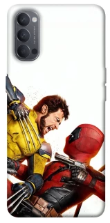 Чехол на Oppo Reno 4 Deadpool and Wolverine фото 1 из 1