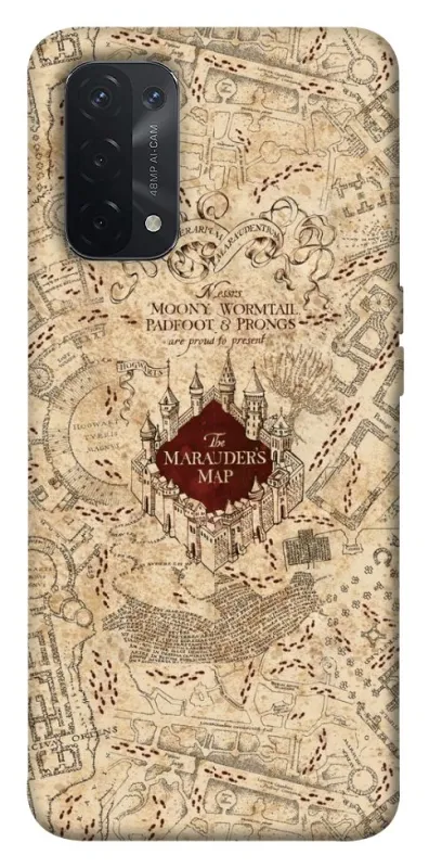 Чехол на Oppo A54 5G / A74 5G Marauders map фото 1 из 1