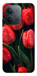 Чехол на Xiaomi Redmi 15C (Global) Красные тюльпаны фото 1 из 1