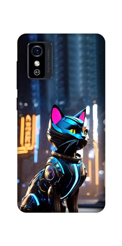 Чохол на ZTE Blade L9 Cyber cat фото 1 з 1