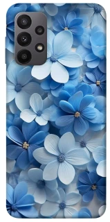Чехол на Samsung Galaxy A23 4G Синие цветы фото 1 из 1