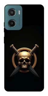 Чехол на Motorola Moto G06 Golden Skull фото 1 из 1