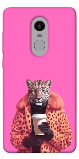 Чехол на Xiaomi Redmi Note 4X / Note 4 (Snapdragon) Леопард с кофе фото 1 из 1