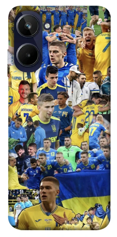 Чехол на Realme 10 4G UA-Football ver.6 фото 1 из 1