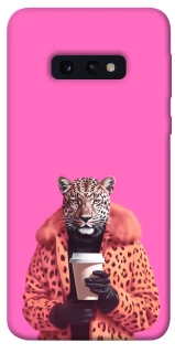Чехол на Samsung Galaxy S10e Леопард с кофе фото 1 из 1
