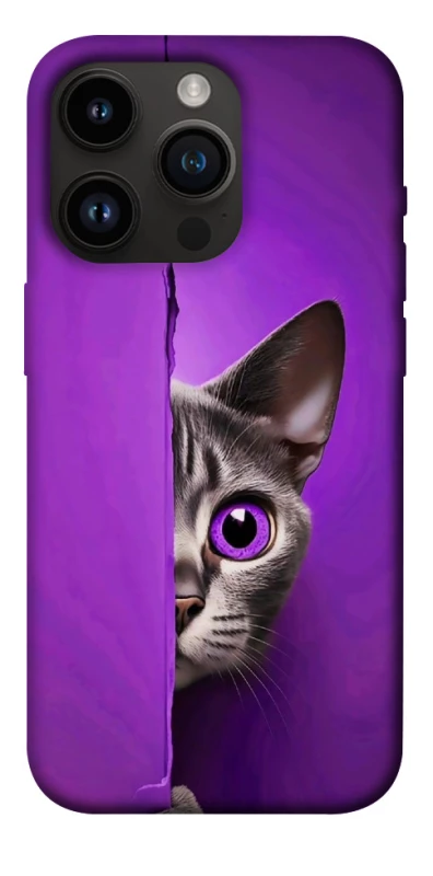 Чохол на Apple iPhone 14 Pro (6.1") Кіт-підглядач фото 1 з 1