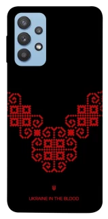 Чехол на Samsung Galaxy M32 Черно-красная вышиванка фото 1 из 1