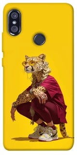 Чехол на Xiaomi Redmi Note 5 Pro / Note 5 (AI Dual Camera) Ягуар фото 1 из 1