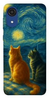 Чехол на Samsung Galaxy A03 Core Cats under the stars фото 1 Чехол на Samsung Galaxy A03 Core Cats under the stars фото 1 из 1