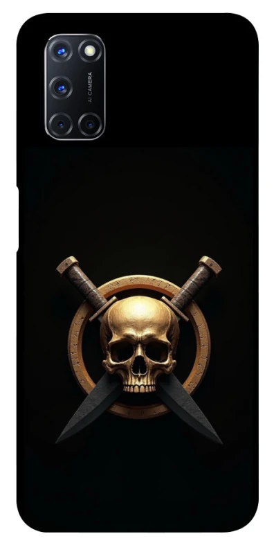 Чохол на Oppo A52 / A72 / A92 Golden Skull фото 1 з 1