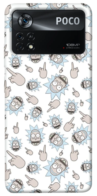 Чохол на Xiaomi Poco X4 Pro 5G Rick and Morty style фото 1 з 1