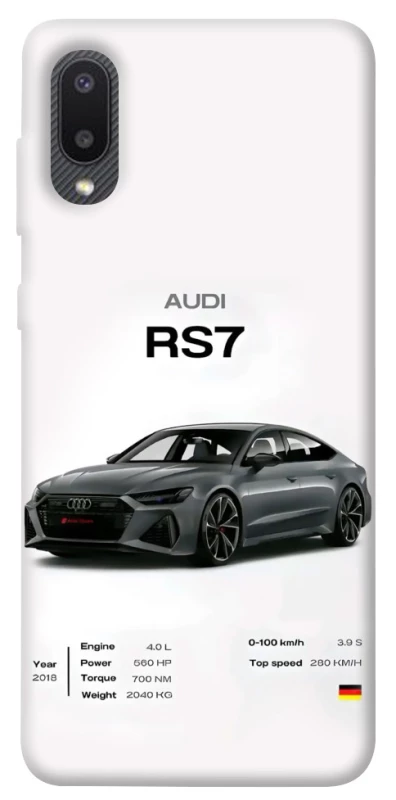 Чехол на Samsung Galaxy A02 Audi RS7 фото 1 из 1