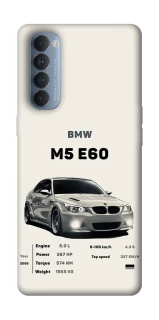 Чохол на Oppo Reno 4 Pro BMW M5 E60 фото 1 з 1