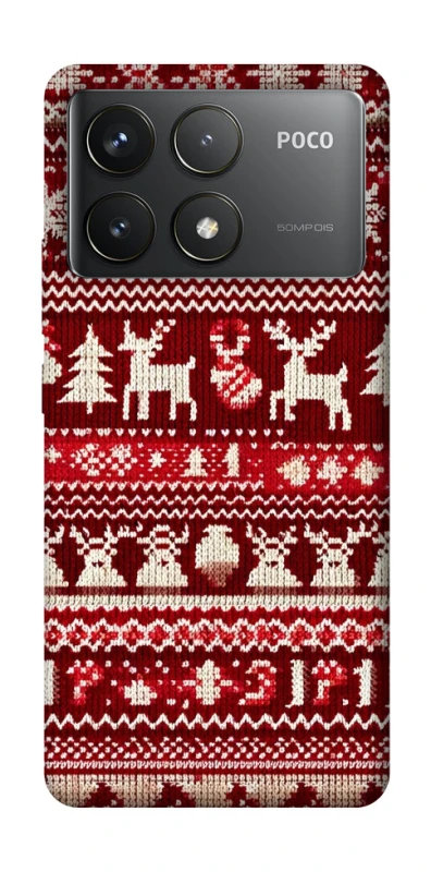 Чохол на Xiaomi Poco F6 Pro Christmas jumper ver.2 фото 1 з 1