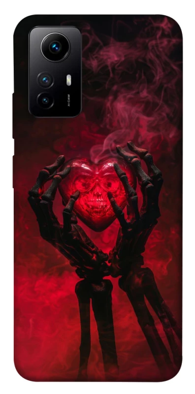 Чохол на Xiaomi Redmi Note 12S Heart in the hands of a skeleton фото 1 з 1
