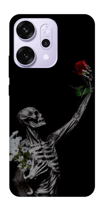 Чехол на Oppo Reno 14 Pro Skeleton vs Rose фото 1 из 1
