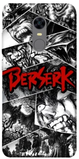 Чохол на Xiaomi Redmi 5 Plus / Redmi Note 5 (Single Camera) Berserk collage ver.2 фото 1 з 1