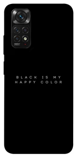 Чохол на Xiaomi Redmi Note 11 (Global) / Note 11S Black color фото 1 з 1