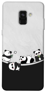 Чохол на Samsung A530 Galaxy A8 (2018) Four pandas фото 1 з 1