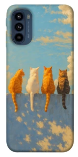 Чехол на Motorola Moto G41 cats on wall фото 1 из 1