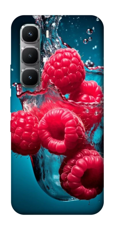 Чохол на Infinix Hot 60 Pro Малинка у воді фото 1 з 1