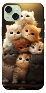 Чехол на Apple iPhone 15 Plus (6.7") Чехол Kittie Love v2 фото 1 из 1