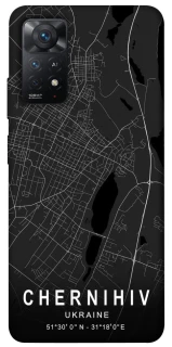 Чохол на Xiaomi Redmi Note 11 Pro 4G/5G Chernihiv map фото 1 з 1