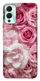 Чохол на Infinix Hot 12 Play Рожеві Квіти фото 1 з 1