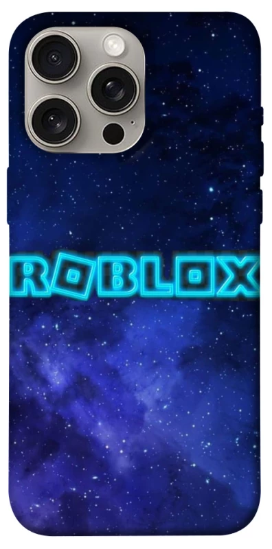 Чохол на Apple iPhone 15 Pro Max (6.7") Roblox Space Logo Blue фото 1 з 1