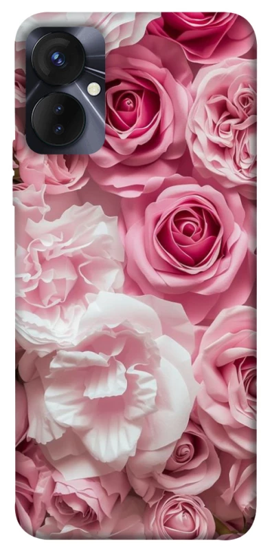 Чехол на TECNO Spark 9 Pro (KH7n) Розовые цветы фото 1 из 1