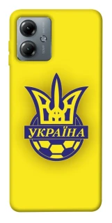 Чохол на Motorola Moto G14 UA-Football ver.7 фото 1 з 1