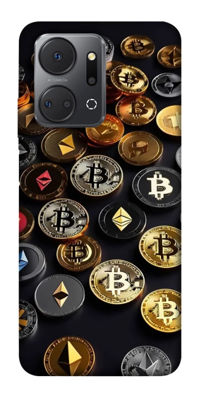 Чехол на Huawei Honor X7a Many coins фото 1 из 1