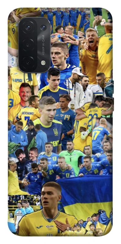 Чохол на Oppo A54 5G / A74 5G UA-Football ver.6 фото 1 з 1